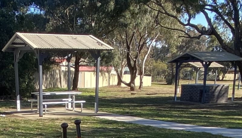 HOPE MARLAND PARK BBQ Area