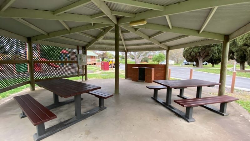 LIONS PARK PLAYGROUND BBQ Area