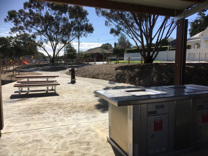 SHIELS RESERVE PLAYGROUND BBQ Area