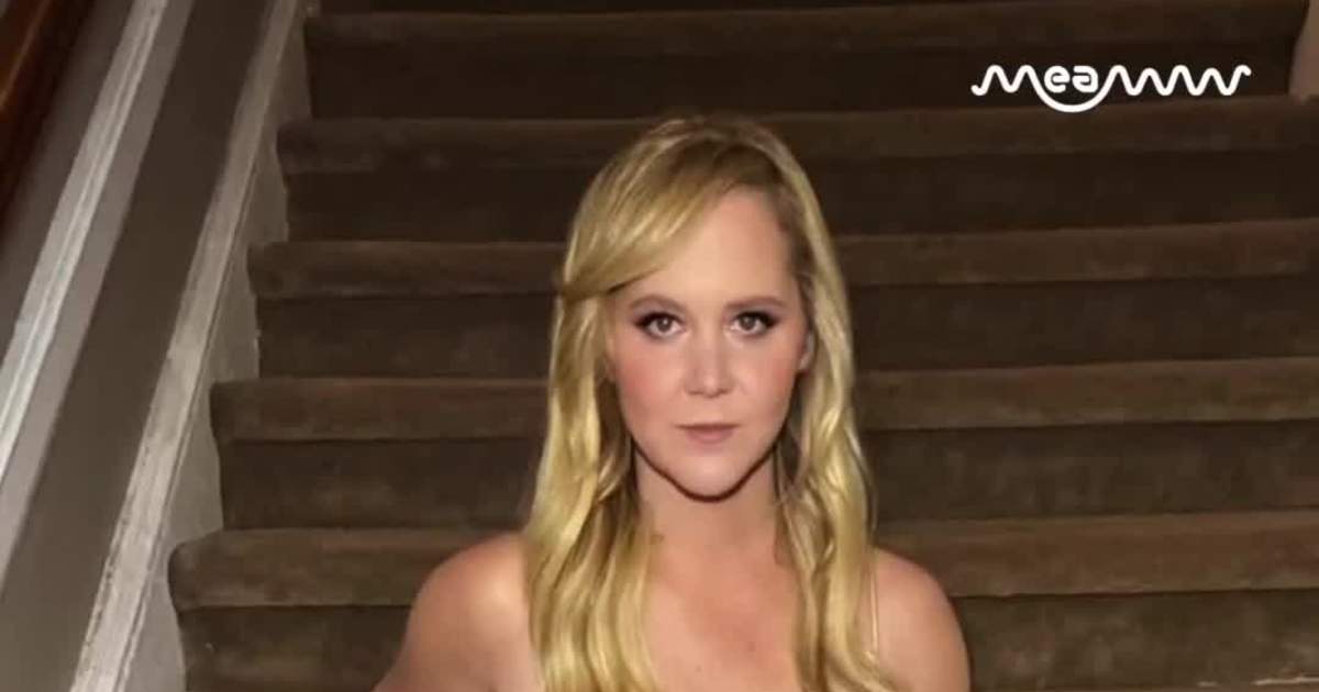 Amy Schumer Flaunts Slimmed Down Look in Bold Yellow Mini