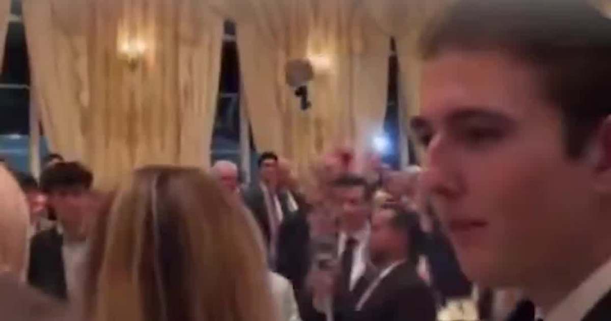 Barron Trump Makes First Public Appearance Since Inauguration at Mar-a-Lago