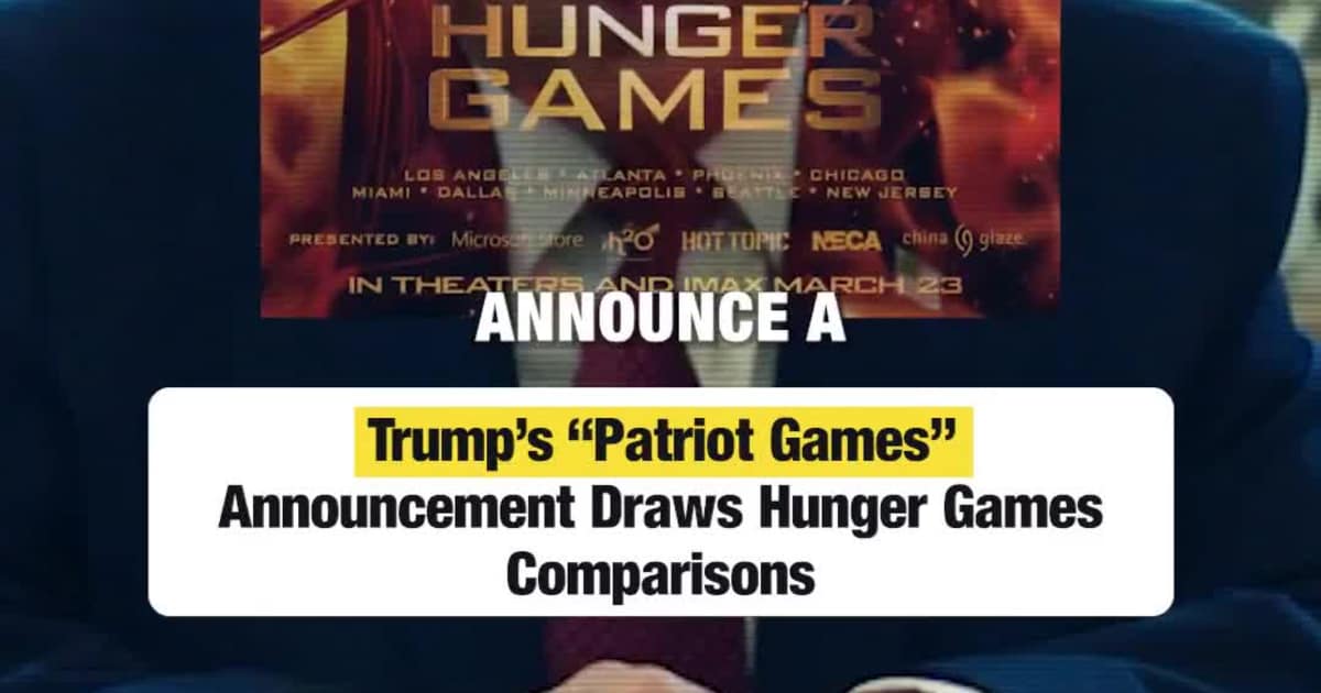 Did Trump Just Announce a Real-Life “Hunger Games” With His Patriot Games Plan?