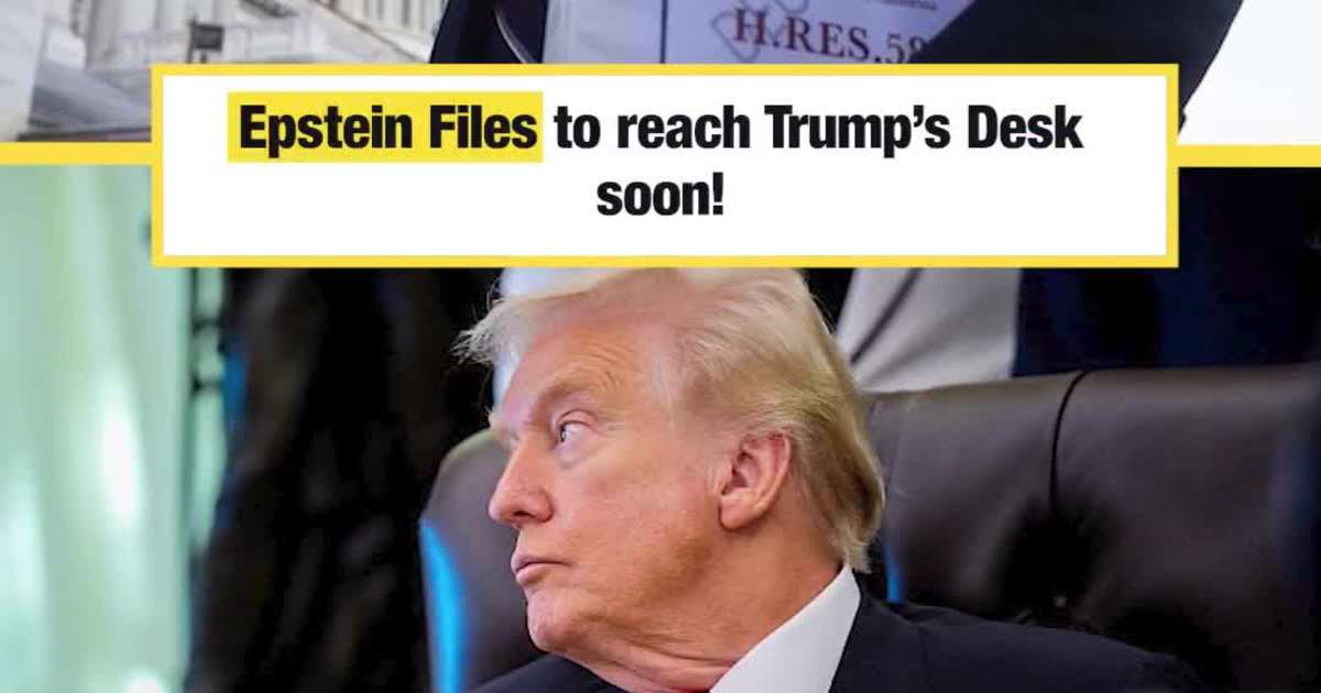 Epstein Files to reach Trump’s Desk soon!