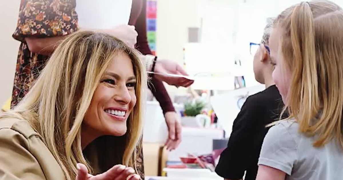 First Lady Visits Military Kids at Camp Lejeune