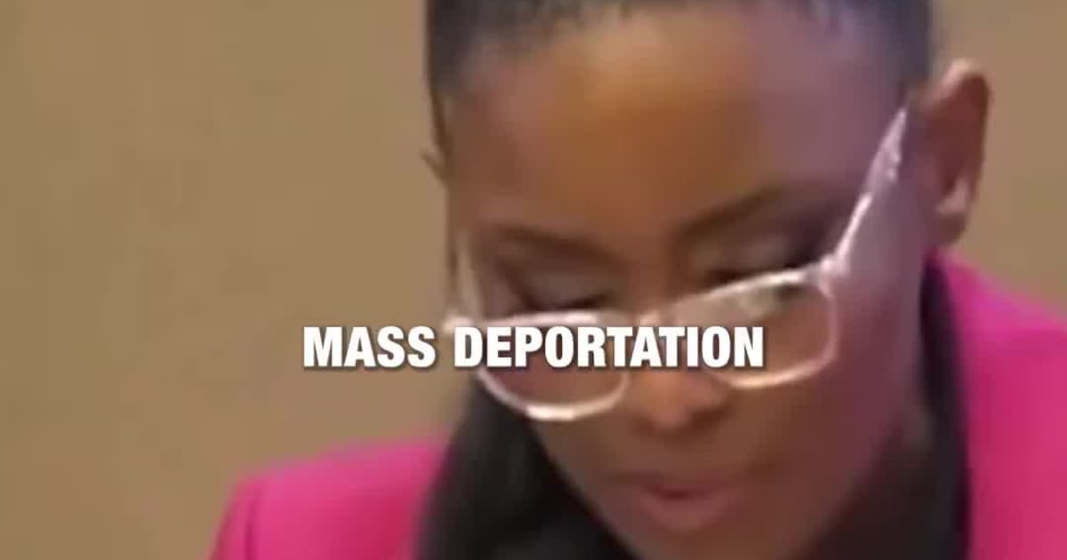 Jasmine Crockett Claims Trump Deportations Are “Slave Patrols”