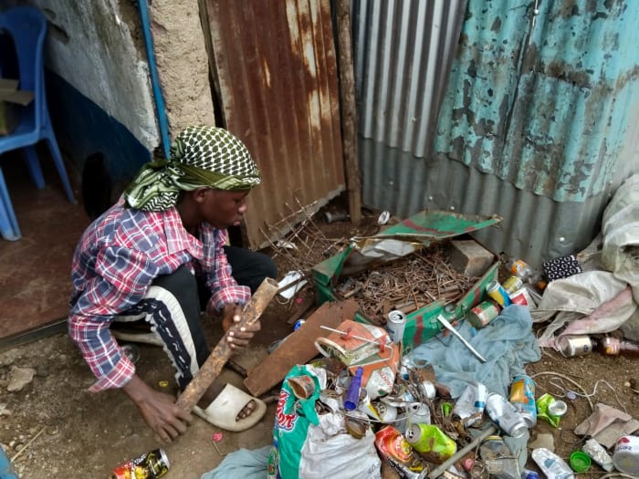 Sorting and recycling process