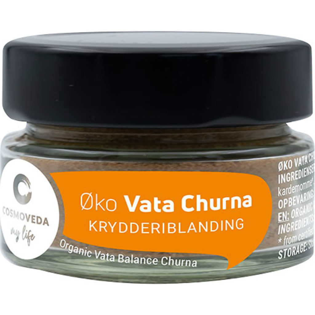 Køb Cosmoveda Vata Ayurveda Balance Churna Økologisk 25 g - Mecindo