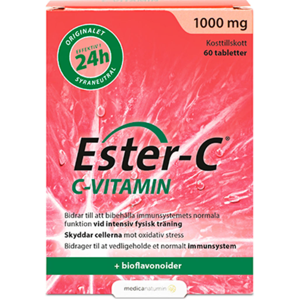 Køb Ester - C 1000 Mg 60 Tabletter - Mecindo
