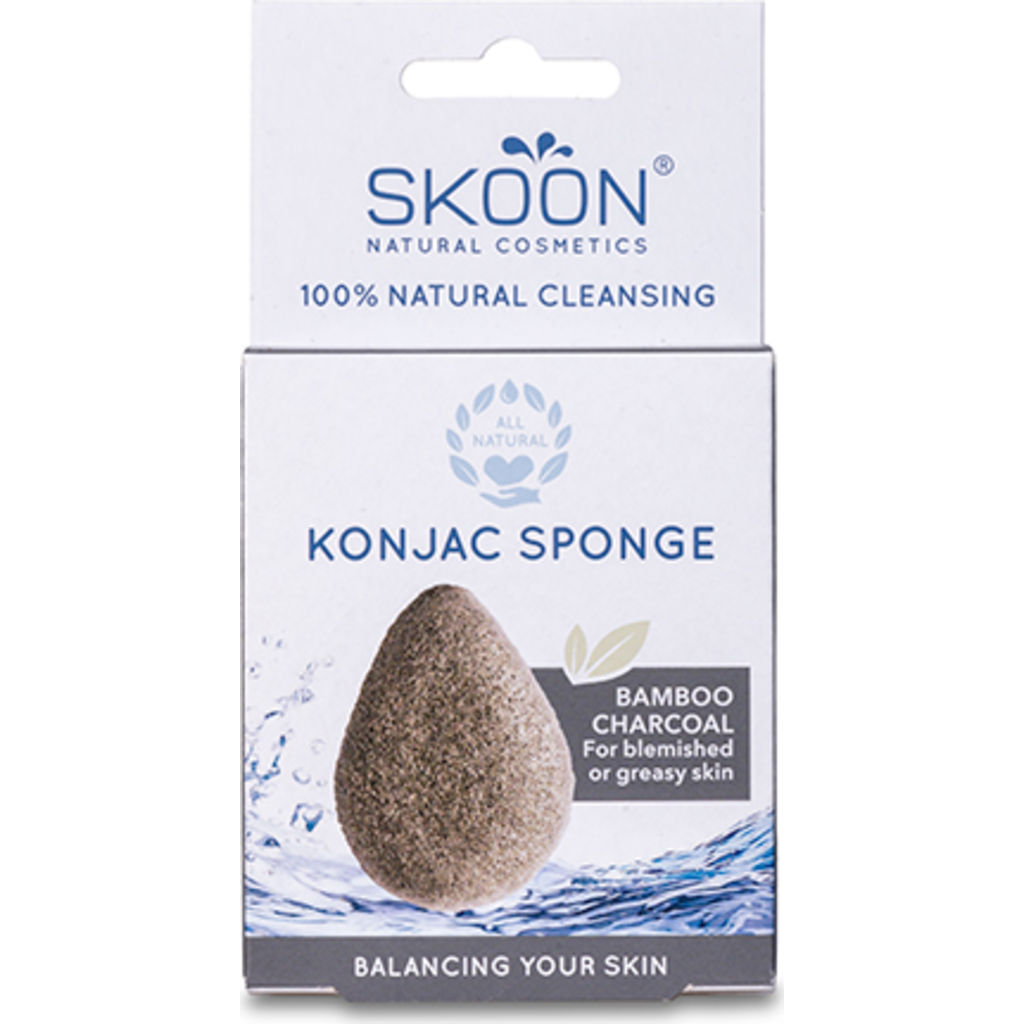 Skoon Konjak Svamp Bamboo Charcoal Stk