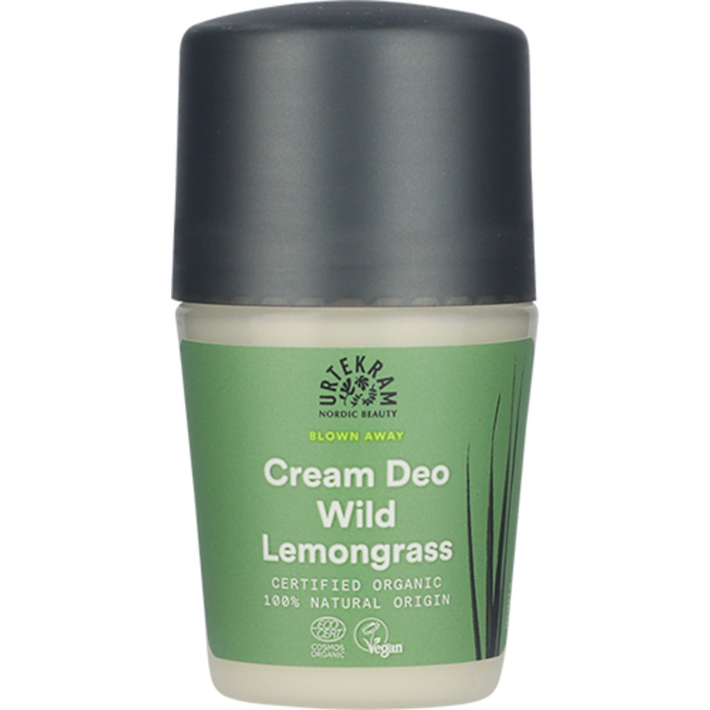 Urtekram Creme Deo Roll On Wild Lemongrass 50 Ml Fra Urtekram Beauty