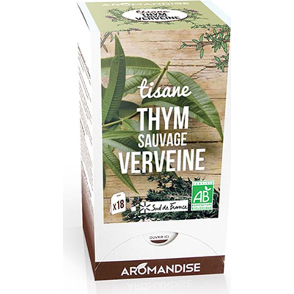 Timian Te M Citronverbena økologisk 18 Breve Fra Aromandise