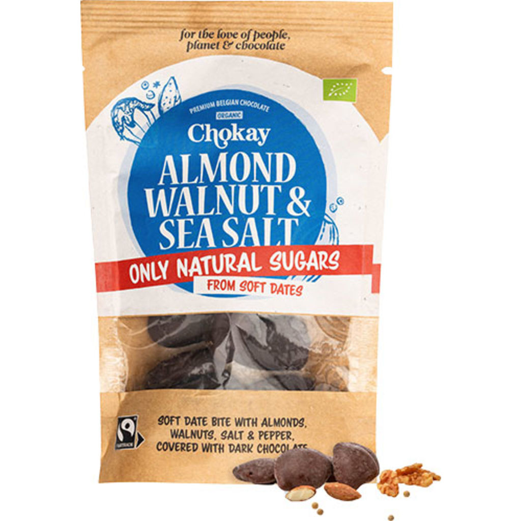 Chokay Snack Bite Almond Walnut & Sea Salt Øko