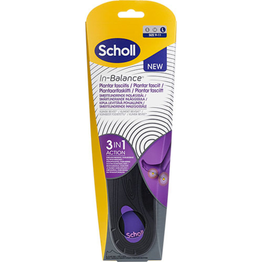 Scholl Med Insoles Plantar Fasciitis L 2 Stk