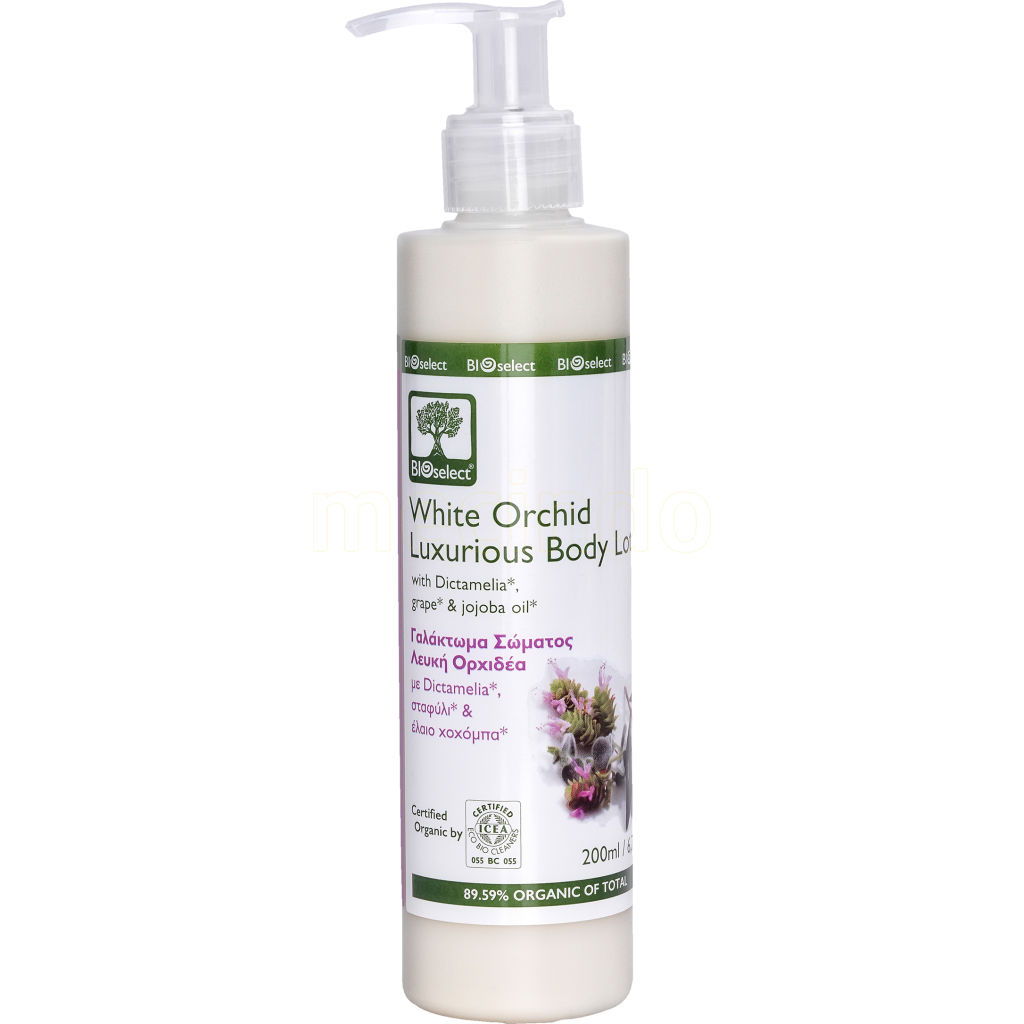 Bodylotion Hvid Orkidé 200 Ml Fra Bioselect