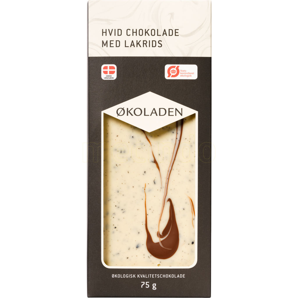 Økoladen Chokolade Hvid Lakrids Økologisk