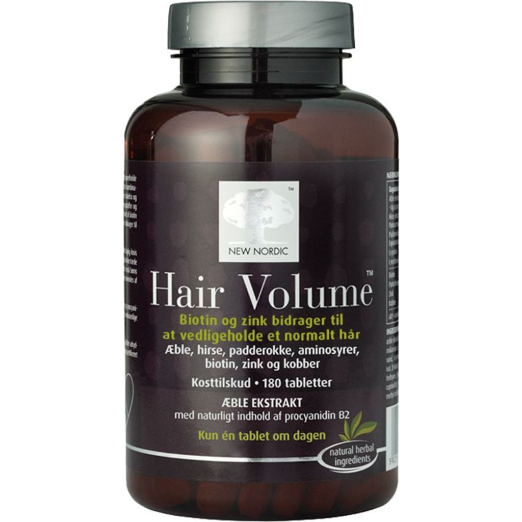 Hair Volume 180 Tabletter Fra New Nordic