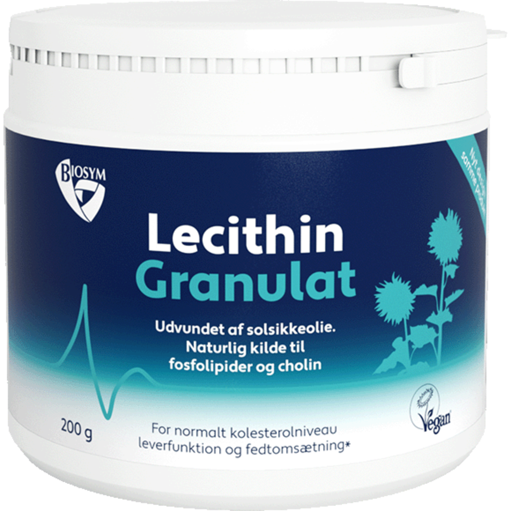 Køb Biosym Lecithin Granulat 200 g Mecindo