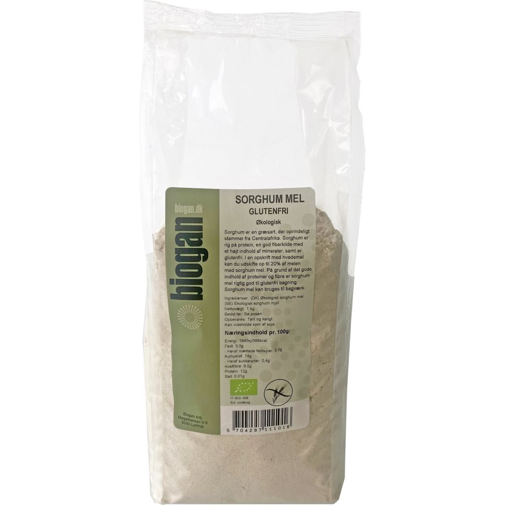 Biogan Økologisk Glutenfri Sorghum Mel