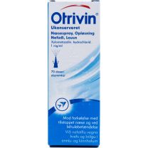 Otrivin | 1 mg/ml 10 ml 50,95 kr mecindo.dk