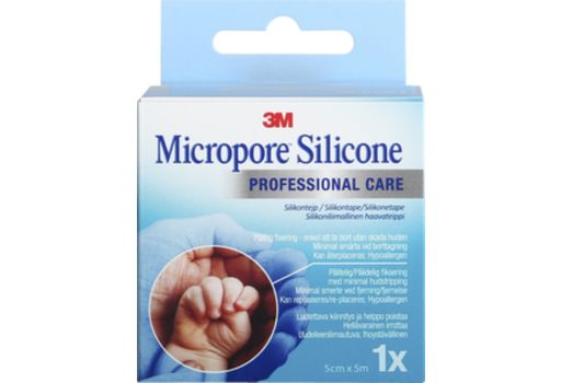 3M Micropore Silikone Tape 5 cm x 5 m