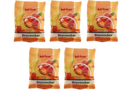 Fruit Power Druesukker Tabletter - Frugt Mix