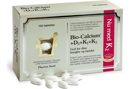 Bio-Calcium + D3 og K-vitamin fra Pharma Nord