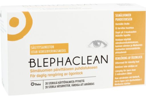 Blephaclean Preservative Free Eye Wipes