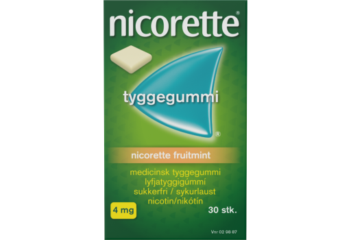 Nicorette Tyggegummi Fruitmint