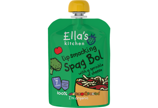 Ella s Kitchen Babymos spaghetti bolognese  7 mnd Øko