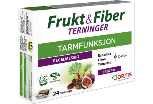 Ortis Frukt & Fibrer 24 Tärningar