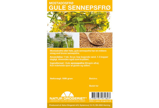 Natur-Drogeriet Hele Gule Sennepsfrø (Mostadosfrø)