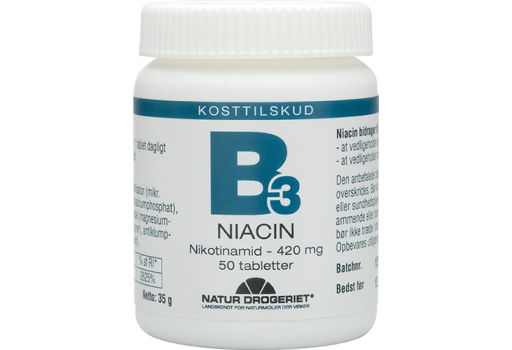 Natur-Drogeriet Niacin (Nikotinamid) 420 mg