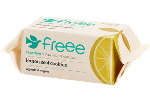 Doves Farm Organic Lemon Zest Cookies Glutenfri