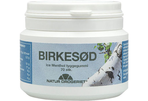 Natur-Drogeriet Tyggegummi Birkesød Ice  Menthol