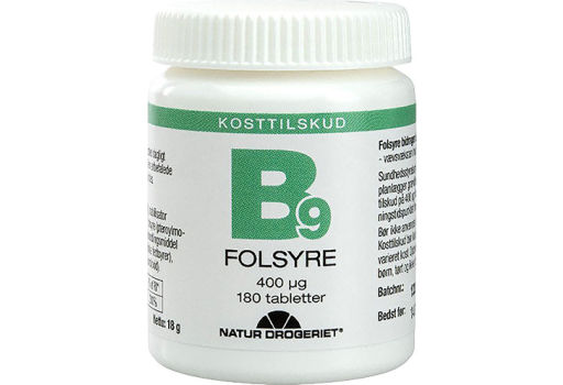 Natur Drogeriet Folsyre Økonomikøb 400 Μg