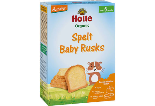 Holle Spelt tvebakker til baby Økologisk