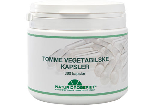 Natur Drogeriet Tomma Vegetabiliska Kapslar