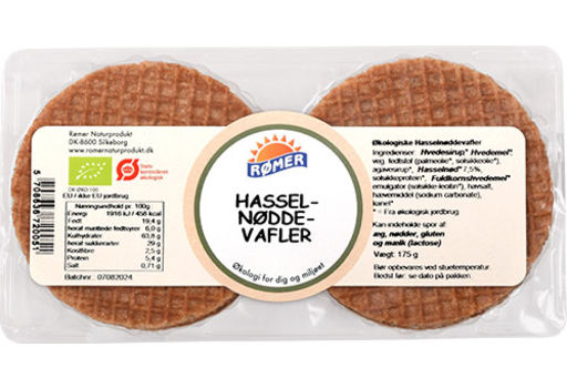 Rømer Vafler Med Hasselnøtter Øko