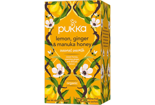 Pukka Lemon Ginger & Manuka Honey Tea Eco