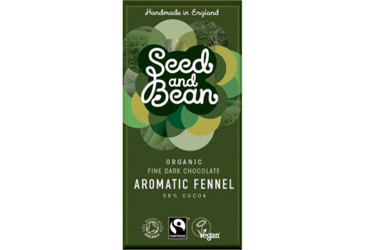 Seed & Bean Mørk Chokolade 58% Aromatisk Fennikel Ø