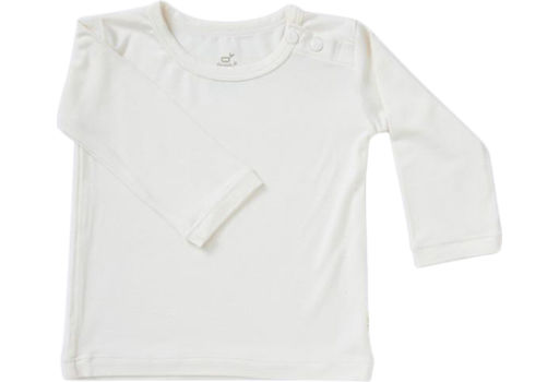 Boody Baby T-shirt Langærmet Beige 6 -12 Mdr