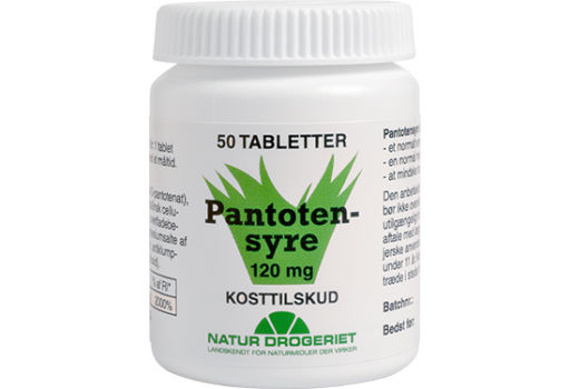 Natur-drogeriet Pantotensyre 120 Mg