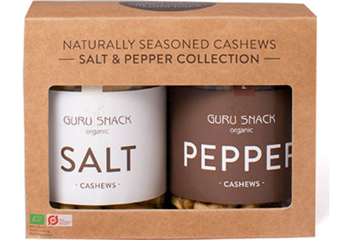 Guru Snack Cashew Gaveeske Salt & Pepper Ø