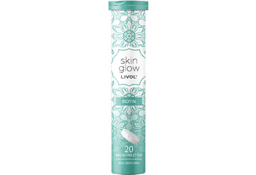 Livol Brusetablet Skin Glow M. Æble Og Mint