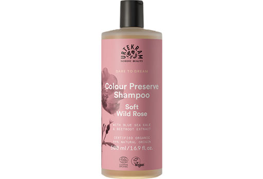 Urtekram Shampoo Soft Wild Rose T. Farvet Hår