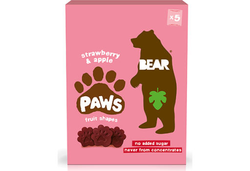 Bear Paws Multipakke Jordbær & Eple