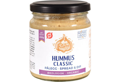 Rømer Smørepålæg Hummus Garlic Lemon Økologisk