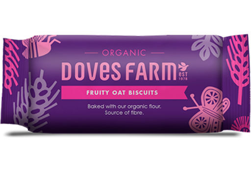 Doves Farm Organic Frukt- och havrekex Eko