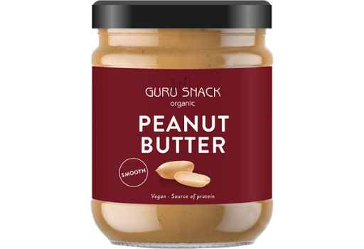 Guru Snack Peanutbutter Smooth Øko