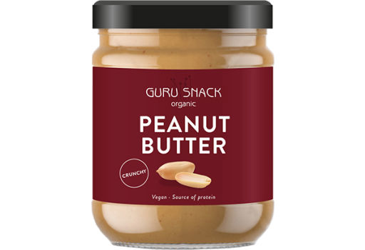 Guru Snack Peanøttsmør Crunchy Ø